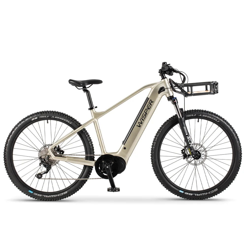Wisper Wayfarer M9 mid-drive crossbar mtb
