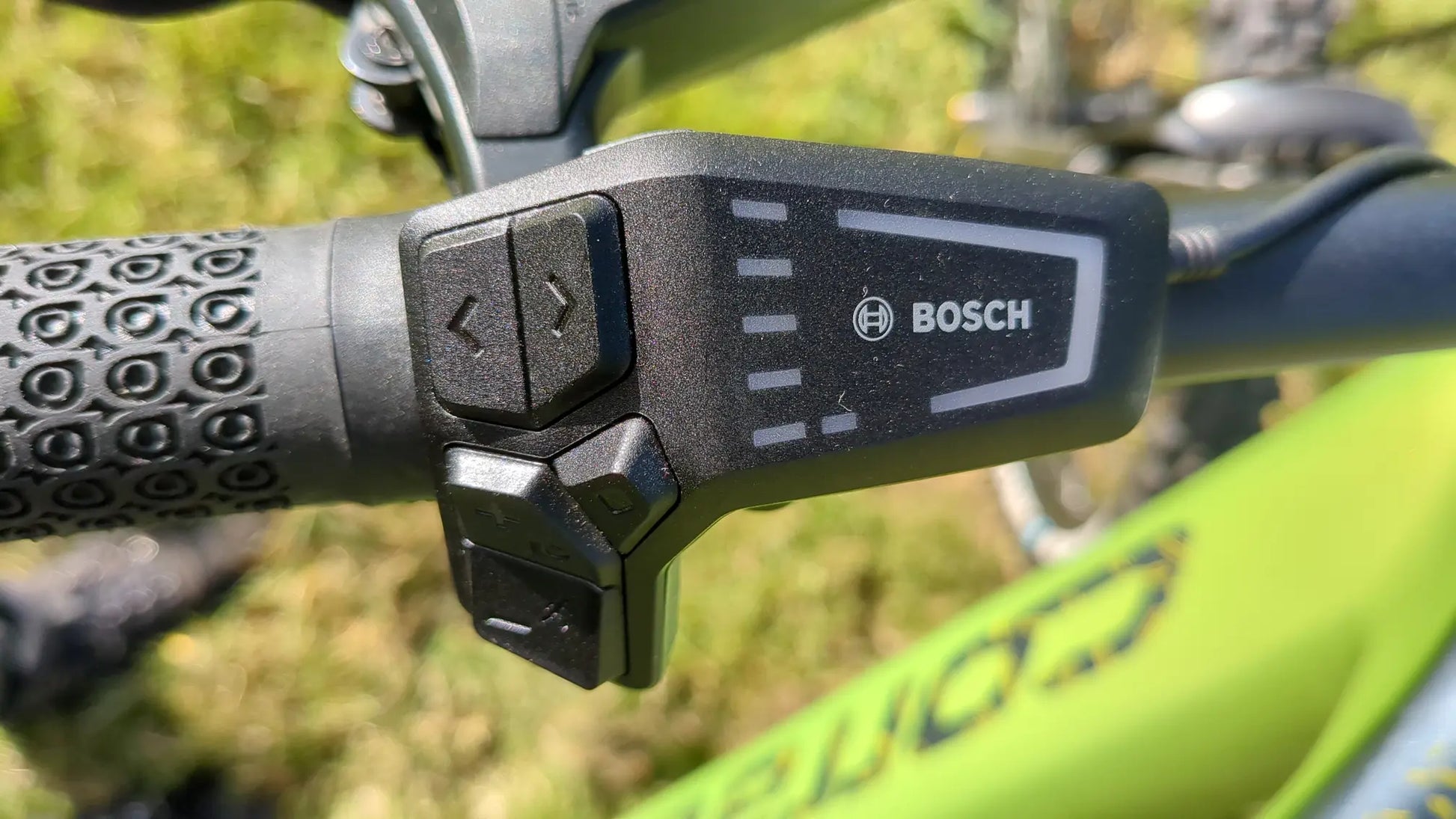 Picture of bike controls